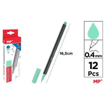 Cienkopis 0.4mm turkusowy (12szt)