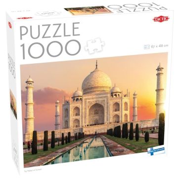 Puzzle 1000 Taj Mahal o zachodzie słońca