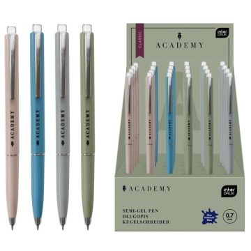 Długopis auto metal nieb. CLASSIC Academy (24szt)