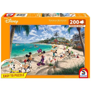 Puzzle PQ 200 Thomas Kinkade Myszka Miki & Minnie