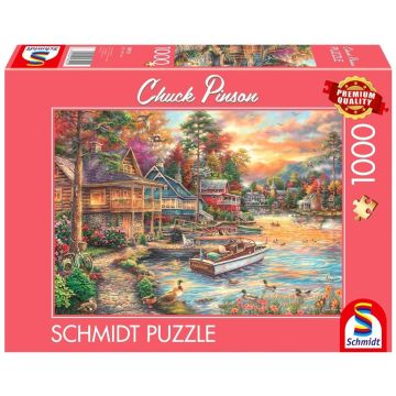 Puzzle PQ 1000 Chuck Pinson Domek na wakacje G3