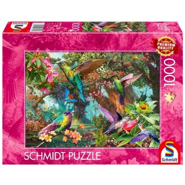 Puzzle PQ 1000 Kolorowe kolibry G3