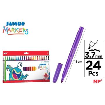 Flamastry Jumbo 24 kolory