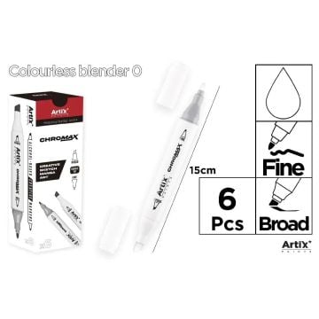Marker Chromax z 2 końcówk. colourless 0 (6szt)