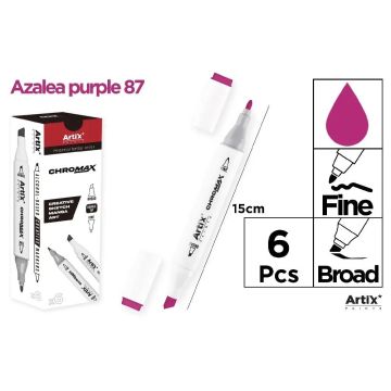 Marker Chromax z 2 końcówk. azalea purple 87 (6szt