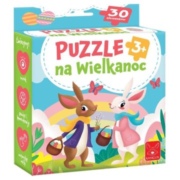 Puzzle na Wielkanoc 3+