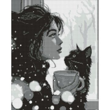Diamentowa mozaika - Poranna cisza 40x50cm