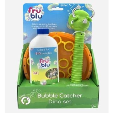 Fru Blu Łapacz baniek Dinozaur + płyn 0,4l