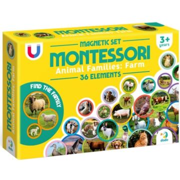 Zestaw magnetyczny Montessori Zwierzęta na farmie