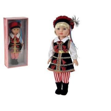 Lalka chłopiec w stroju ludowym 38cm polski dźwięk