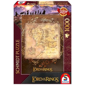 Puzzle PQ 1000 Władca Pierścieni: Śródziemie G3