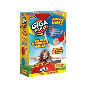Giga piłka Junior czerwona