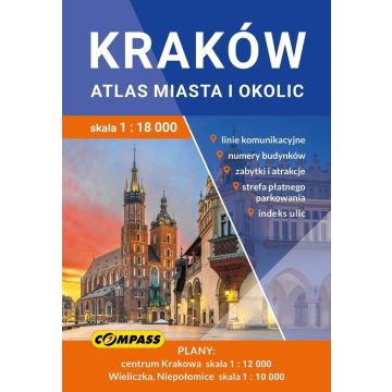 Przewodnik Kraków atlas miasta i okolic
