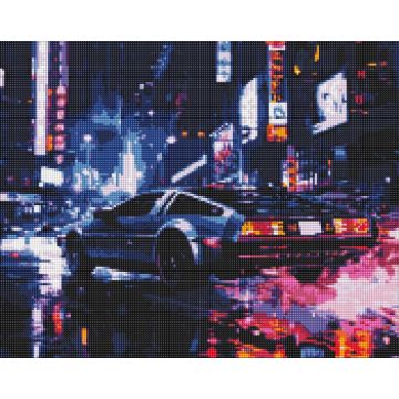 Diamentowa mozaika - Nocna podróż 40x50cm