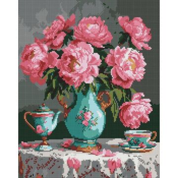 Diamentowa mozaika - Delikatne kolory 40x50cm