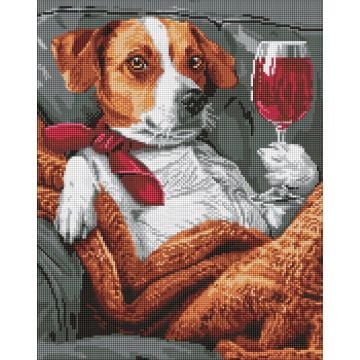 Diamentowa mozaika - Puszysty degustator 40x50cm