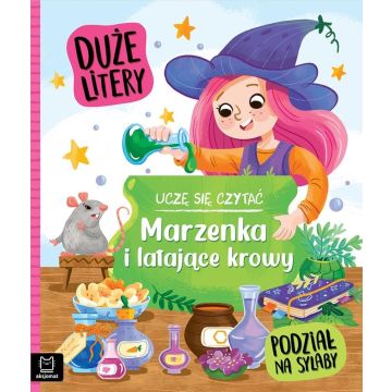Uczę się czytać. Duże litery. Podział na sylaby