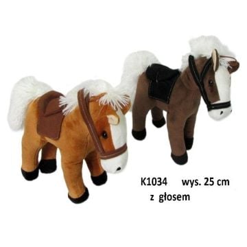 Koń z głosem 25cm MIX