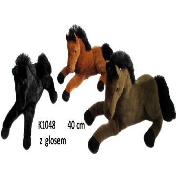 Koń z głosem 40cm MIX