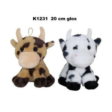 Krowa z głosem 20cm MIX