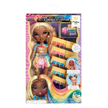 Rainbow High Hair Chalk&Style Doll- Meline (Gold)