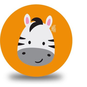 Piłka PVC Sportox Kids 230mm - Zebra