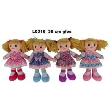 Lalka z głosem 30cm MIX