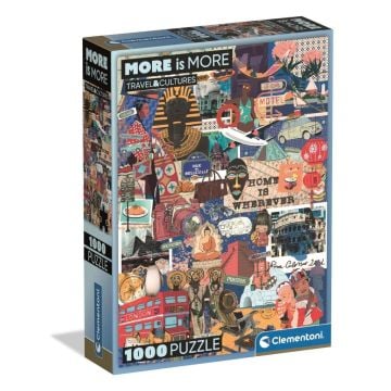 Puzzle 1000 Compact Travel&Cultures