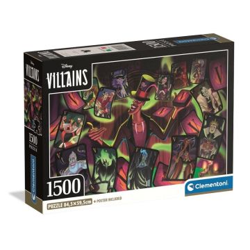 Puzzle 1500 Compact Disney Vilains