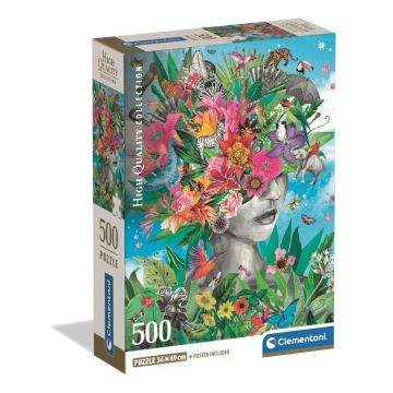 Puzzle 500 Head In The Jungle