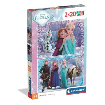 Puzzle 2x20 Super Kolor Frozen