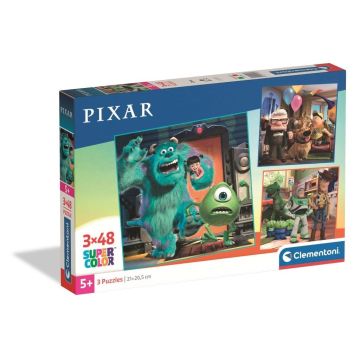Puzzle 3x48 Super Kolor Pixar