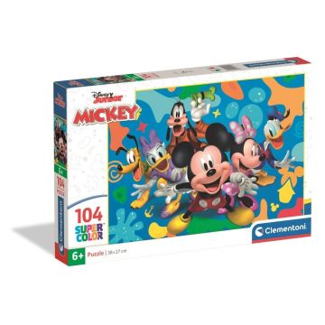 Puzzle 104 Super Kolor Mickey And Friends
