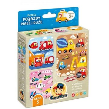 CzuCzu Puzzle Pojazdy małe i duże
