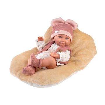 Lalka winylowa bobas Nica z poduszką 40cm