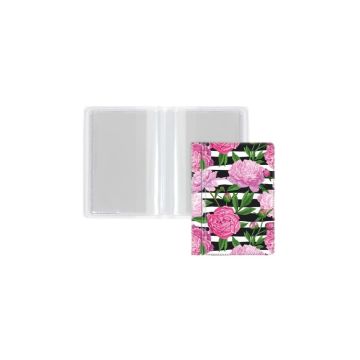 Okładka na dokumenty mini peony
