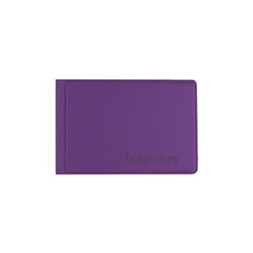 Okładka na dokumenty małe violet