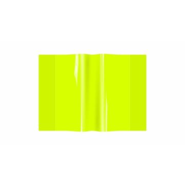 Okładka zeszytowa A5 PVC neon żółty (10szt)