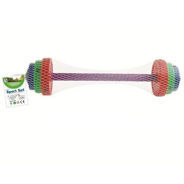 Sztanga plastikowa z obciążnikami 420g
