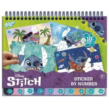 Naklejanie po numerach Disney Stitch