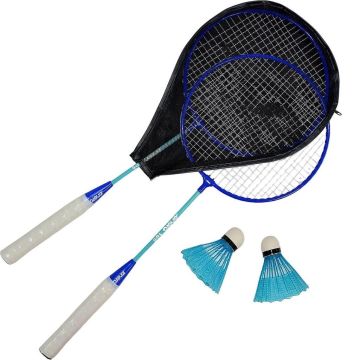 Zestaw do badmintona w pokrowcu navy blue
