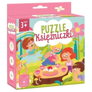 Puzzle Księżniczki 3+