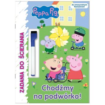 Świnka Peppa. Zadania do ścierania. Chodźmy na...