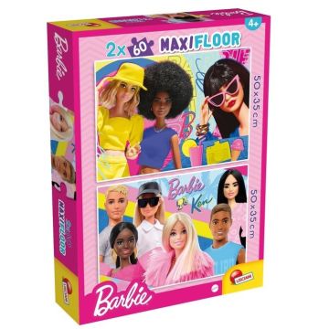 Puzzle Maxifloor 2x60 Barbie
