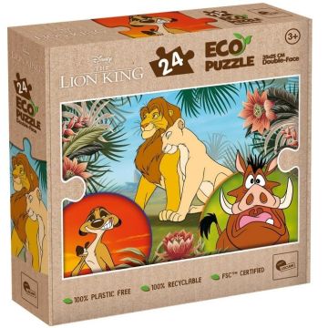Puzzle 24 Król lew Eko dwustronne