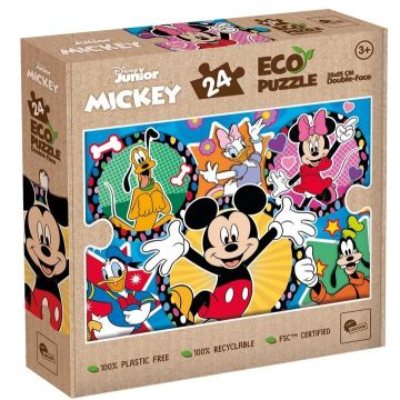 Puzzle 24 Myszka Miki Eko dwustronne