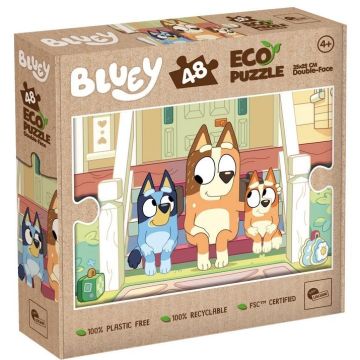 Puzzle 48 Bluey Eko dwustronne