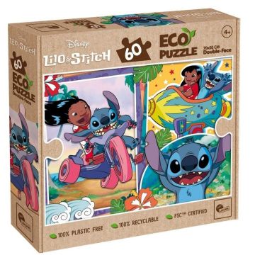 Puzzle 60 Stitch Eko dwustronne