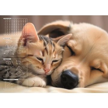 Mata na biurko z nadrukiem friendship