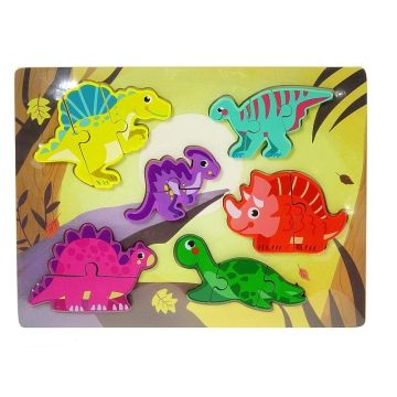 Układanka puzzle dinozaury